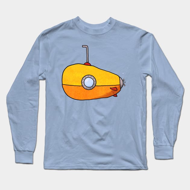 A Yellow Submarine (beatles not included) Long Sleeve T-Shirt by Surplusweird